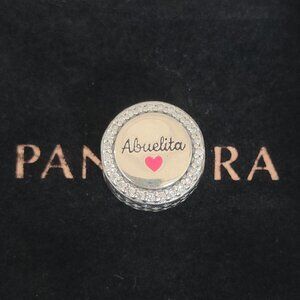 Pandora Love Abuelita Engravable Bead Charm Exclusive Pendant S925 Silver